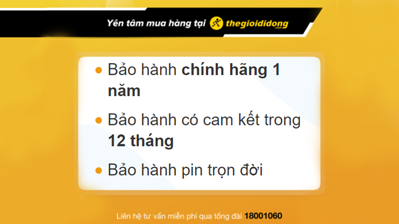 Chính sách bảo hành hấp dẫn